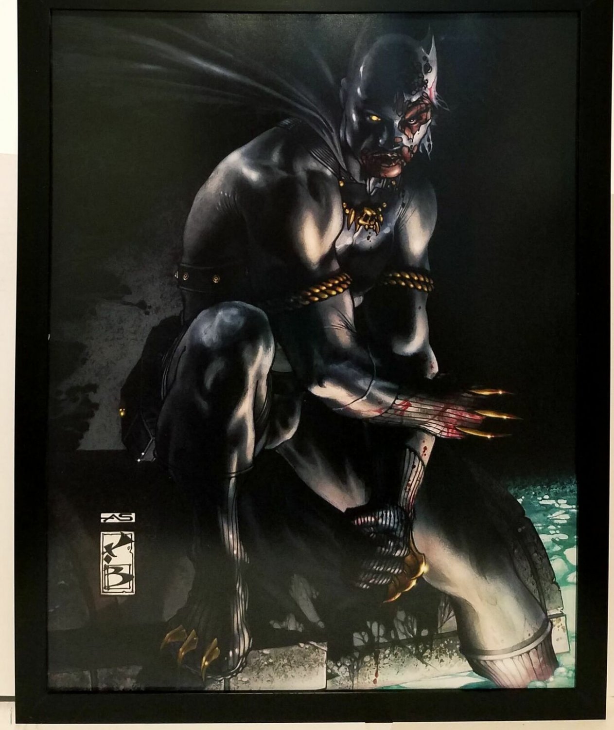 Black Panther by Simone Bianchi 11x14 FRAMED Marvel Comics Art Print Poster