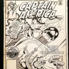 Captain America #266 by Mike Zeck 11x17 FRAMED Original Art Marvel Poster