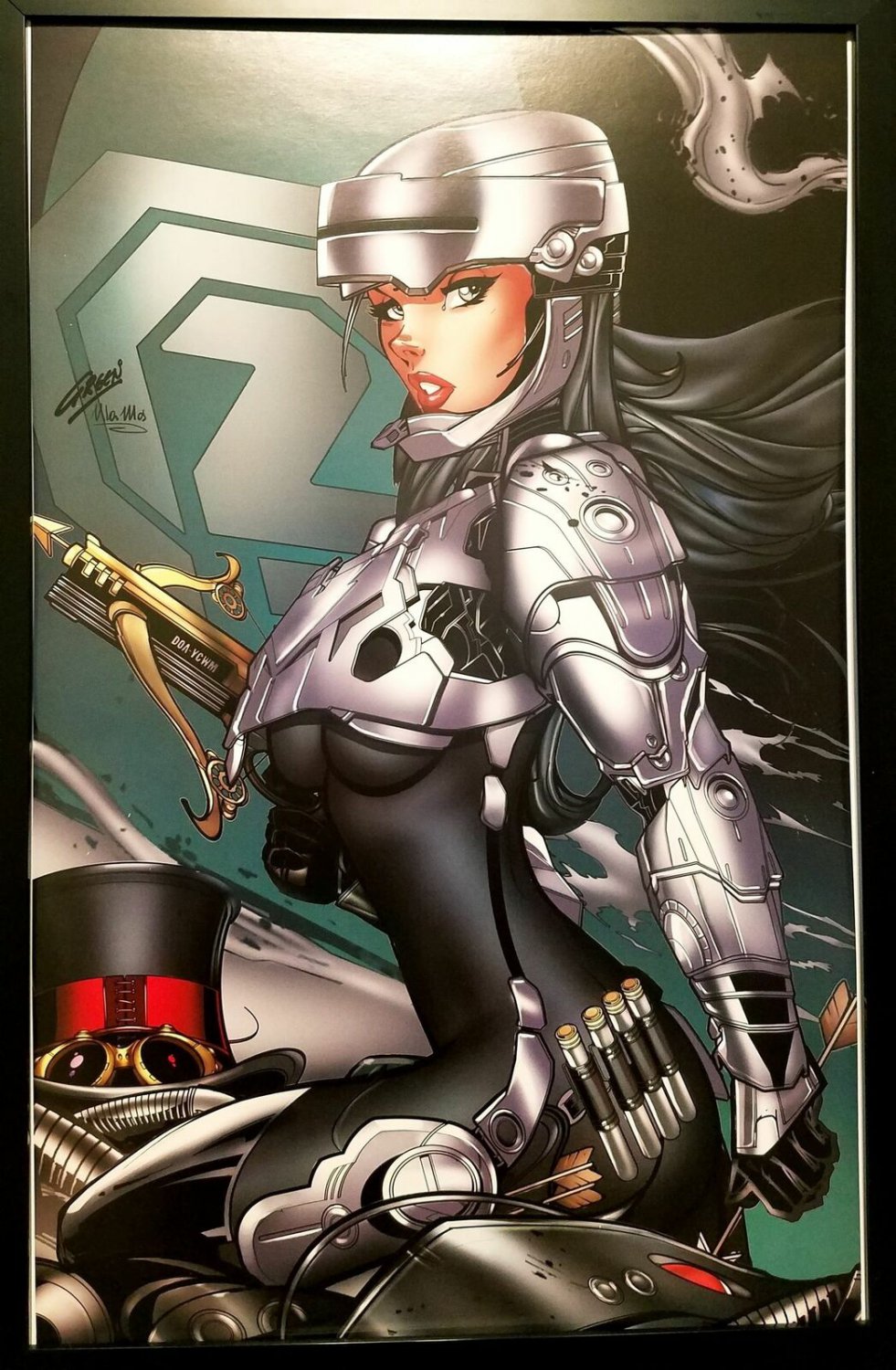 Robocop Cosplay by Paul Green 11x17 FRAMED Art Print, Zenescope Comics