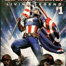 Captain America Living Legend #1 12x16 FRAMED Art Poster Print by Adi Granov, Ma