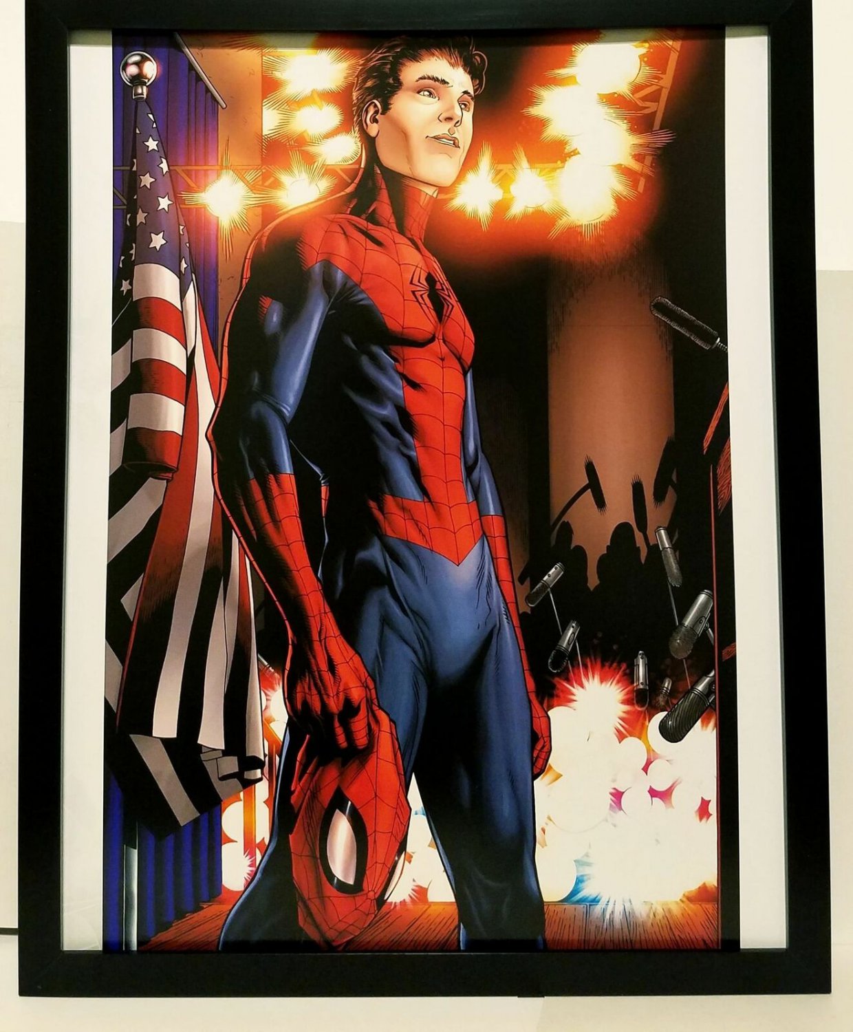 Spider-Man Civil War by Steve McNiven 11x14 FRAMED Marvel Comics Art Print Poste