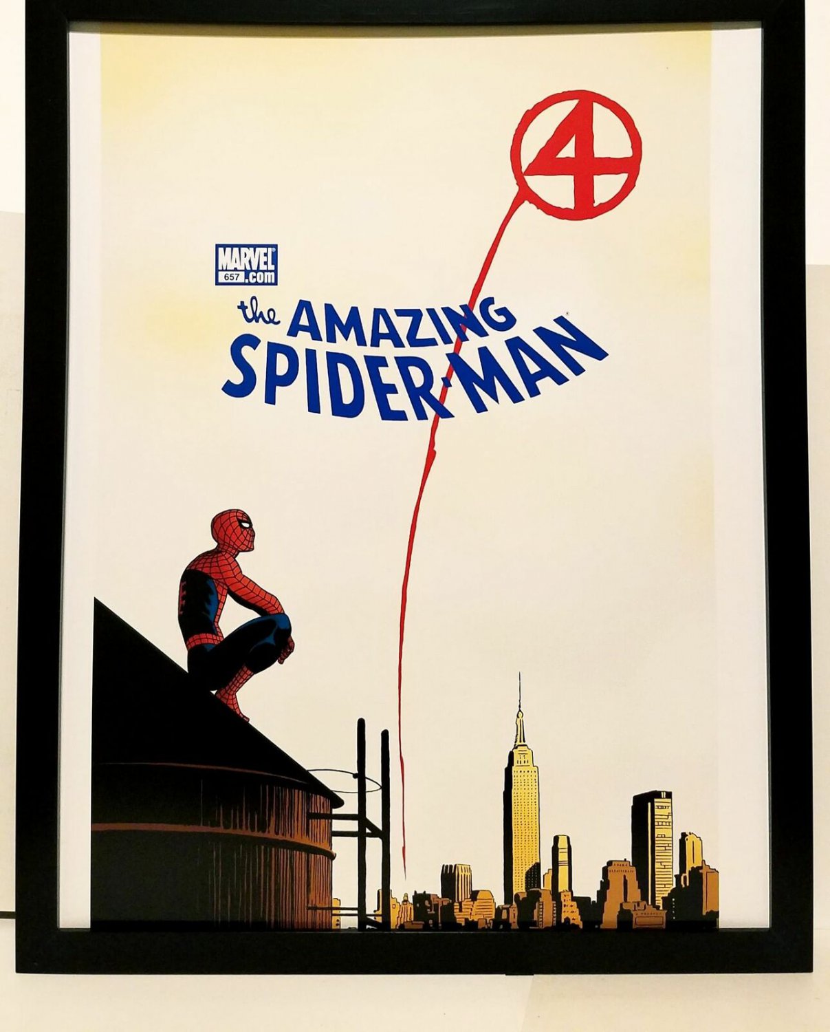 Amazing Spider-Man #657 by Marcos Martin 11x14 FRAMED Marvel Comics Art Print Po