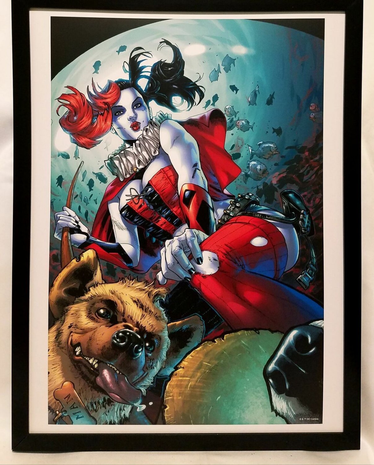 Harley Quinn by Clay Mann FRAMED 12x16 Art Print Poster DC Comics