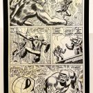 Amazing Spider-Man #110 pg. 17 John Romita 11x17 FRAMED Original Art Print Marve