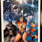 Wonder Woman Batman Superman by Jim Lee FRAMED 12x16 Art Print DC Comics Poster
