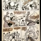 Captain America #265 pg. 22 Mike Zeck 11x17 FRAMED Original Art Poster Marvel Co
