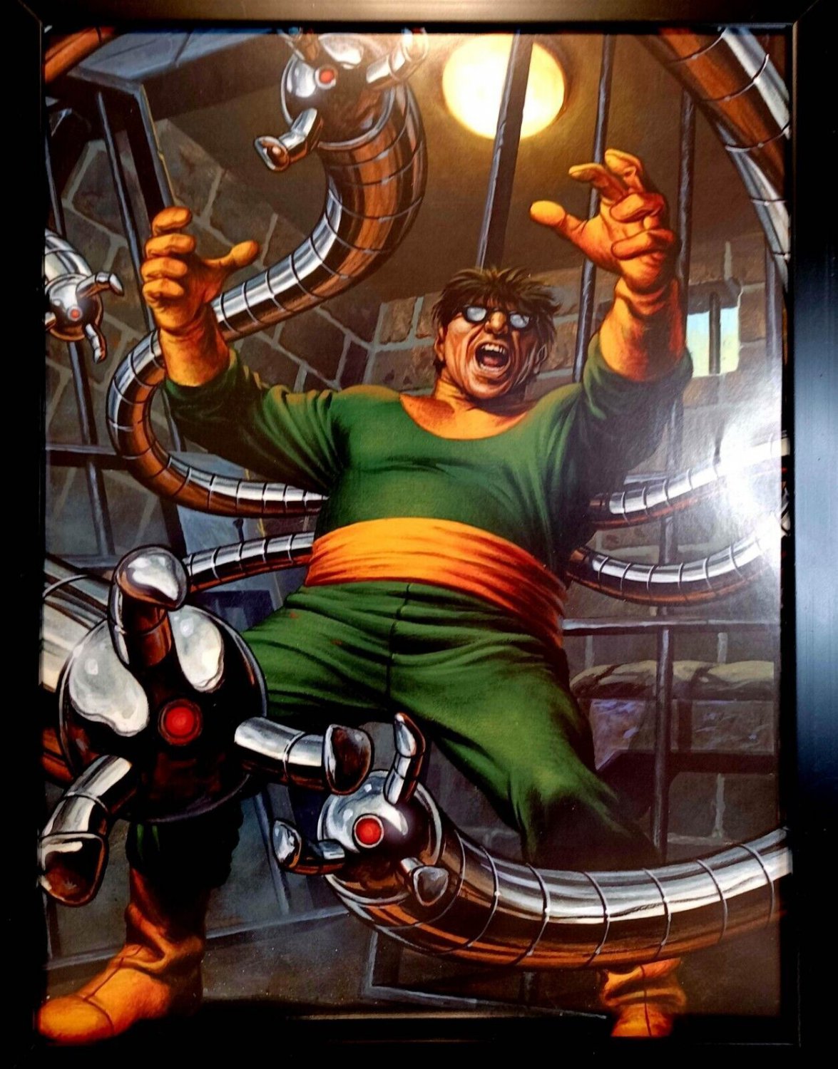 Dr. Octopus Marvel Masterpieces by Joe Jusko 9x12 FRAMED Marvel Comics Art Print