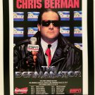 ESPN Budwesier 1992 NFL Costacos Brothers 8.5x11 FRAMED Print Vintage Poster