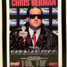 ESPN Budweiser 1992 NFL Costacos Brothers 8.5x11 FRAMED Print Vintage Poster