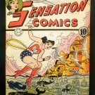 Sensation Comics #35 Wonder Woman 9x12 FRAMED Art Print, Vintage 1944 DC Comics