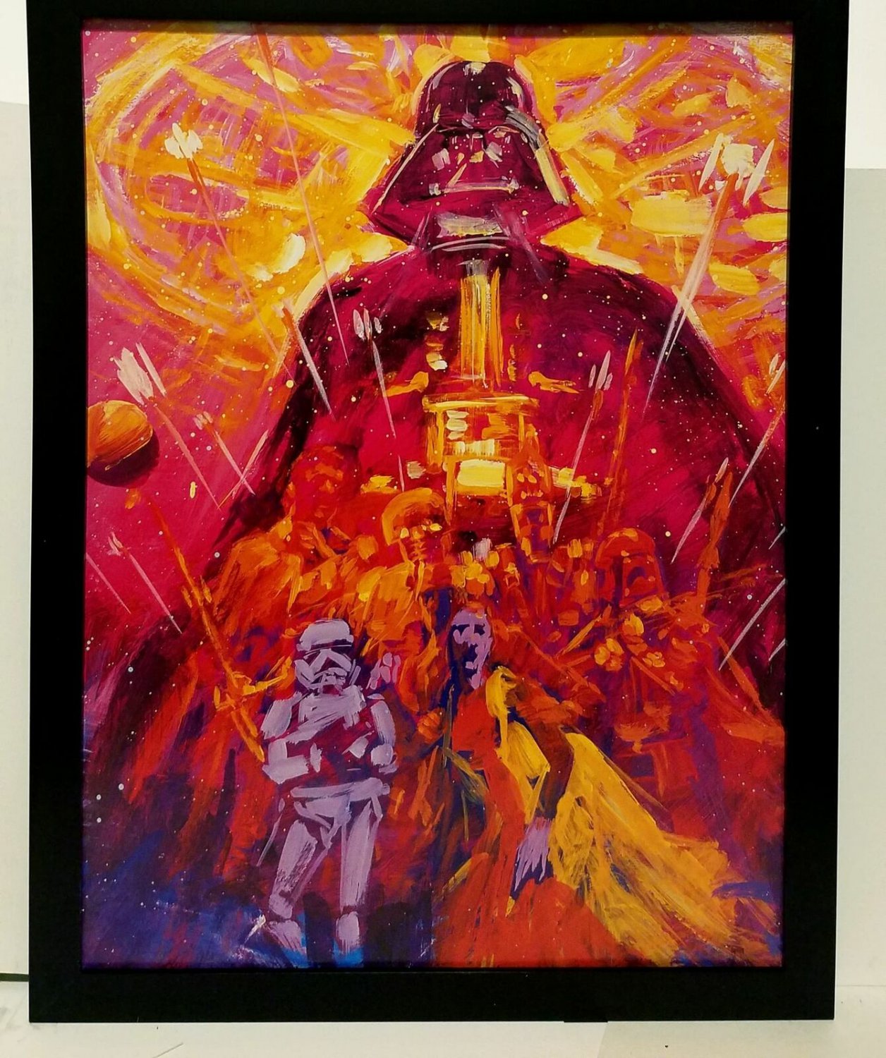 Star Wars Empire Strikes Back by Noriyoshi Ohrai 9x12 FRAMED Art Print