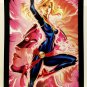 Captain Marvel by J Scott Campbell 9x12 FRAMED Art Print Marvel Comics Poster