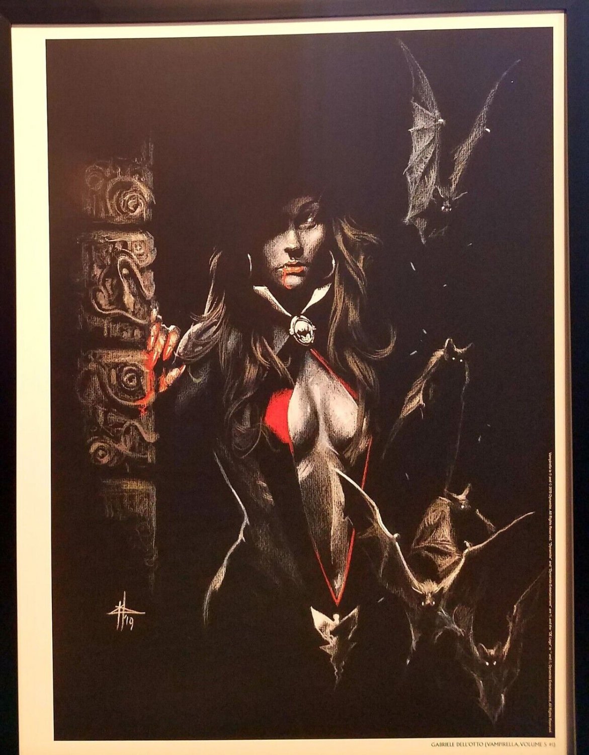 Vampirella 12x16 FRAMED Art Print Gabriele Dell'Otto (from #1) NEW comic poster