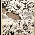 Captain America #265 pg. 10 Mike Zeck 11x17 FRAMED Original Art Poster Marvel Co