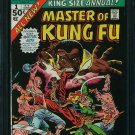 MASTER OF KUNG FU ANNUAL #1 CGC 8.0 (1st Shang-Chi and Iron Fist team-up, 1976)