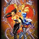 Alice in Wonderland by J. Scott Cambell 12x16 FRAMED Art Print Zenescope Comics
