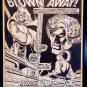 Captain Marvel #34 pg. 1 by Jim Starlin 11x17 FRAMED Original Art Print Comic Po