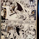 Avengers #74 pg. 17 by John Buscema 11x17 FRAMED Original Art Print Marvel Comic