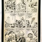 Fantastic Four #100 pg. 19 by Jack Kirby 11x17 FRAMED Original Art Poster Marvel