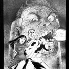 Punisher by Mike Zeck 11x17 FRAMED Original Art Poster Marvel Comics