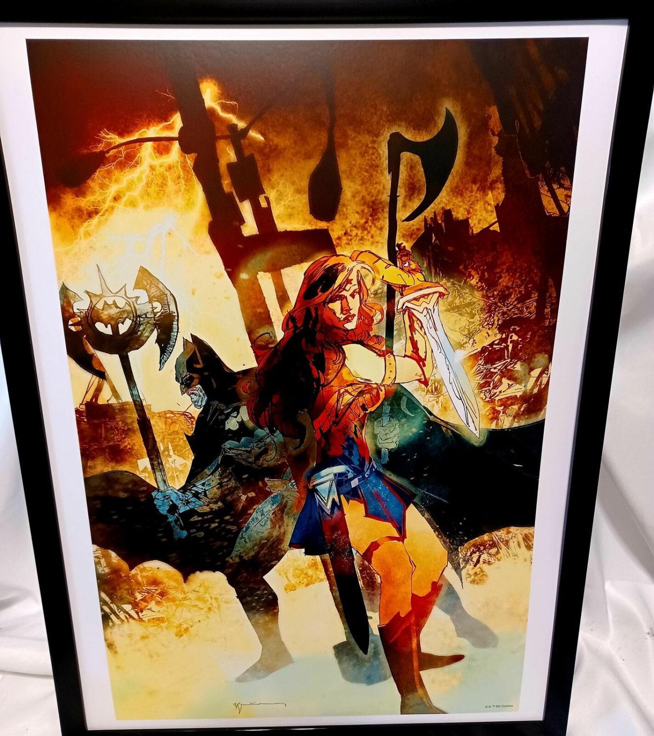 Dark Nights Death Metal by Bill Sienkiewicz FRAMED 12x16 Art Print DC Comics Pos