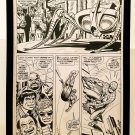 Amazing Spider-Man #106 pg. 10 John Romita 11x17 FRAMED Original Art Print Marve