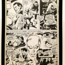Silver Surfer #5 pg. 19 by John & Sal Buscema 11x17 FRAMED Original Art Print Ma