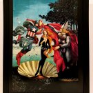 Avengers by Julian Totino Tedesco 9x12 FRAMED Art Print Marvel Comics Poster