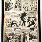 Swamp Thing #1 pg. 7 by Bernie Wrightson 11x17 FRAMED Original Art Poster DC Com