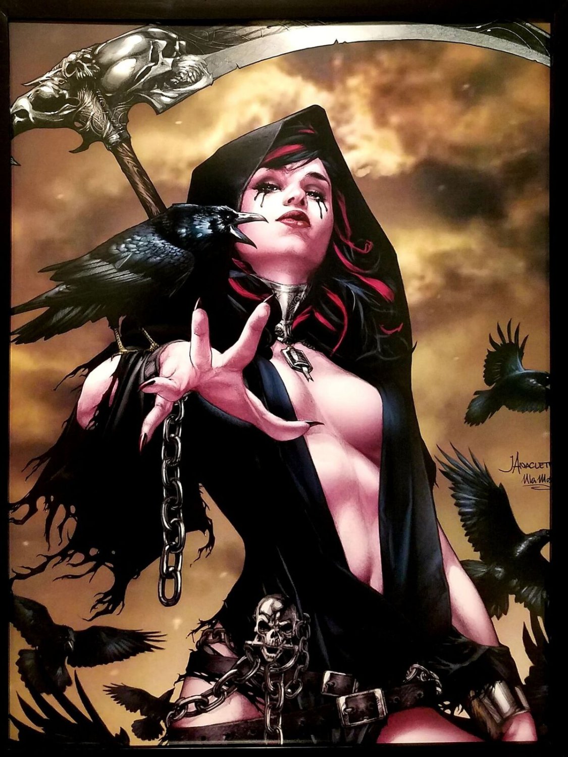 Grimm Tales Terror by Jay Anacleto 12x16 FRAMED Art Print Zenescope Comics