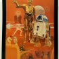 Star Wars C3PO R2D2 by Del Nichols 1977 9x12 FRAMED Art Print Movie Poster