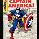 Captain America #109 12x16 FRAMED Art Poster Print by Jack Kirby, 1969 Marvel Co