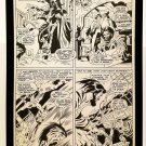 Silver Surfer #8 pg. 9 w/ Mephisto 11x17 FRAMED Original Art Print Marvel Comics
