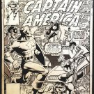 Captain America #265 by Mike Zeck 11x17 FRAMED Original Art Poster Marvel Comics