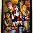 Harley Quinn Gang by Amanda Conner 11x14 FRAMED DC Comics Art Print Poster