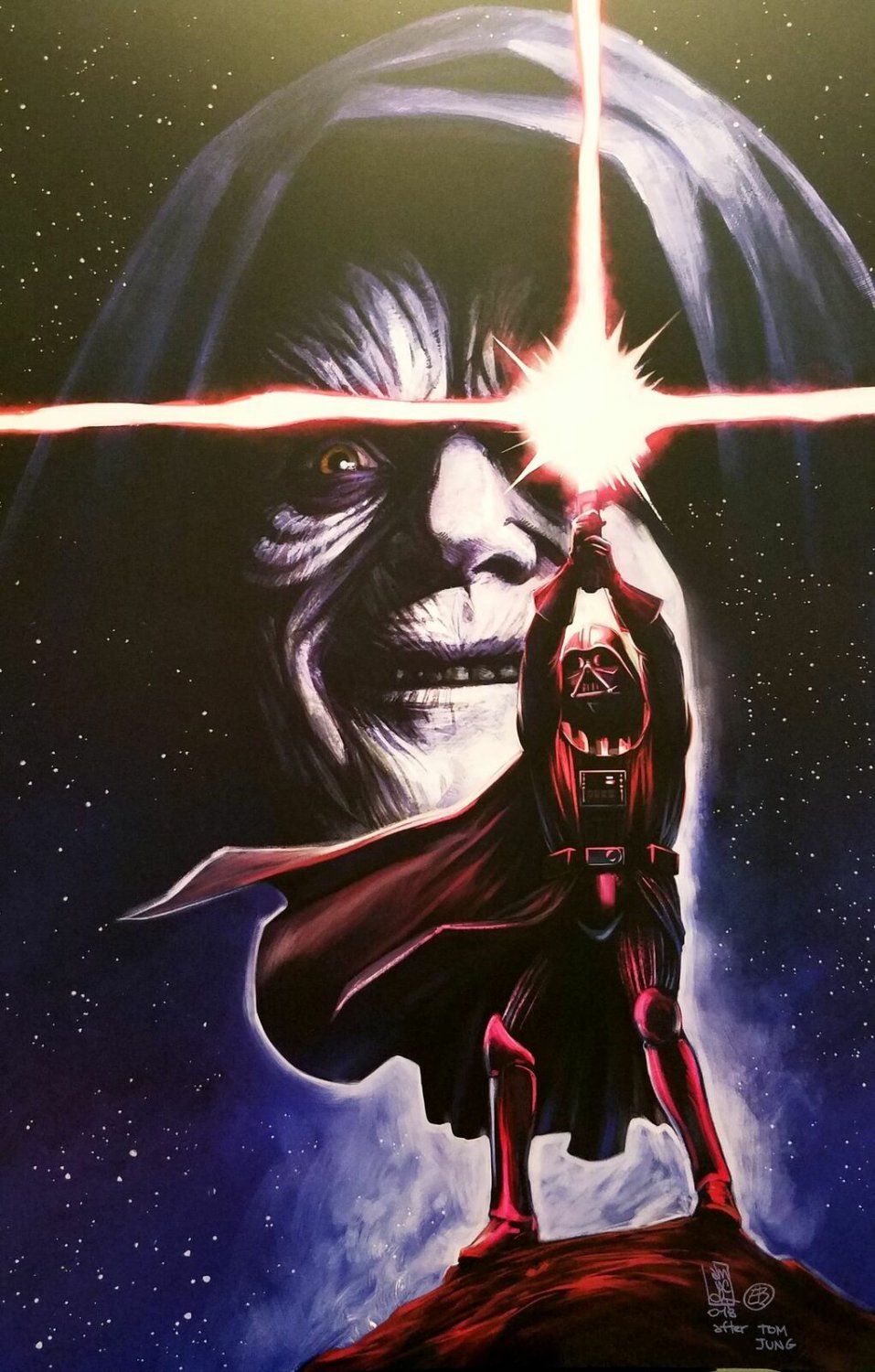 Star Wars Darth Vader by Giuseppe Camuncoli 11x16 Art Poster Print Movie Homage