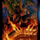 Fing Fang Foom Marvel Masterpieces by Joe Jusko 9x12 FRAMED Marvel Comics Art