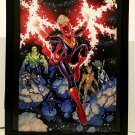 Captain Marvel Guardians by Nick Bradshaw 11x14 FRAMED Marvel Comics Art Print P