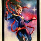 Captain Marvel by Adi Granov 9x12 FRAMED Art Print Marvel Comics Poster