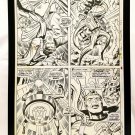 Fantastic Four Annual #6 pg. 9 by Jack Kirby 11x17 FRAMED Original Art Poster Ma