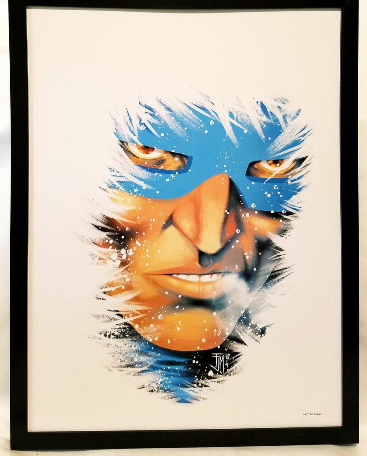 Captain Cold by Francis Manapul FRAMED 12x16 Art Print DC Comics Poster
