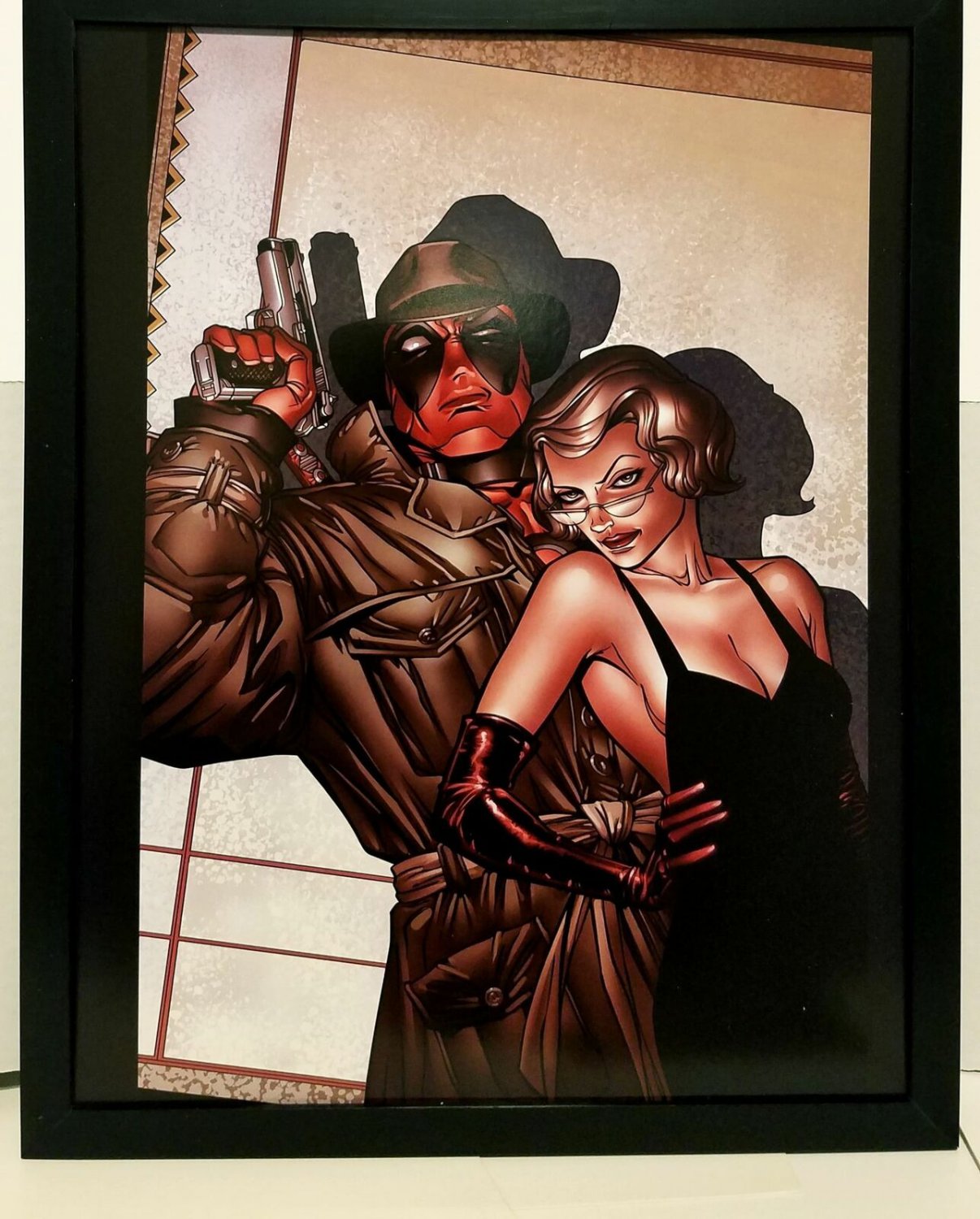 Deadpool Private Eye by Patrick Zircher 11x14 FRAMED Marvel Comics Art Print Pos