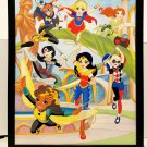 Super Hero Girls by Yancey Labat 11x14 FRAMED DC Comics Art Print Poster