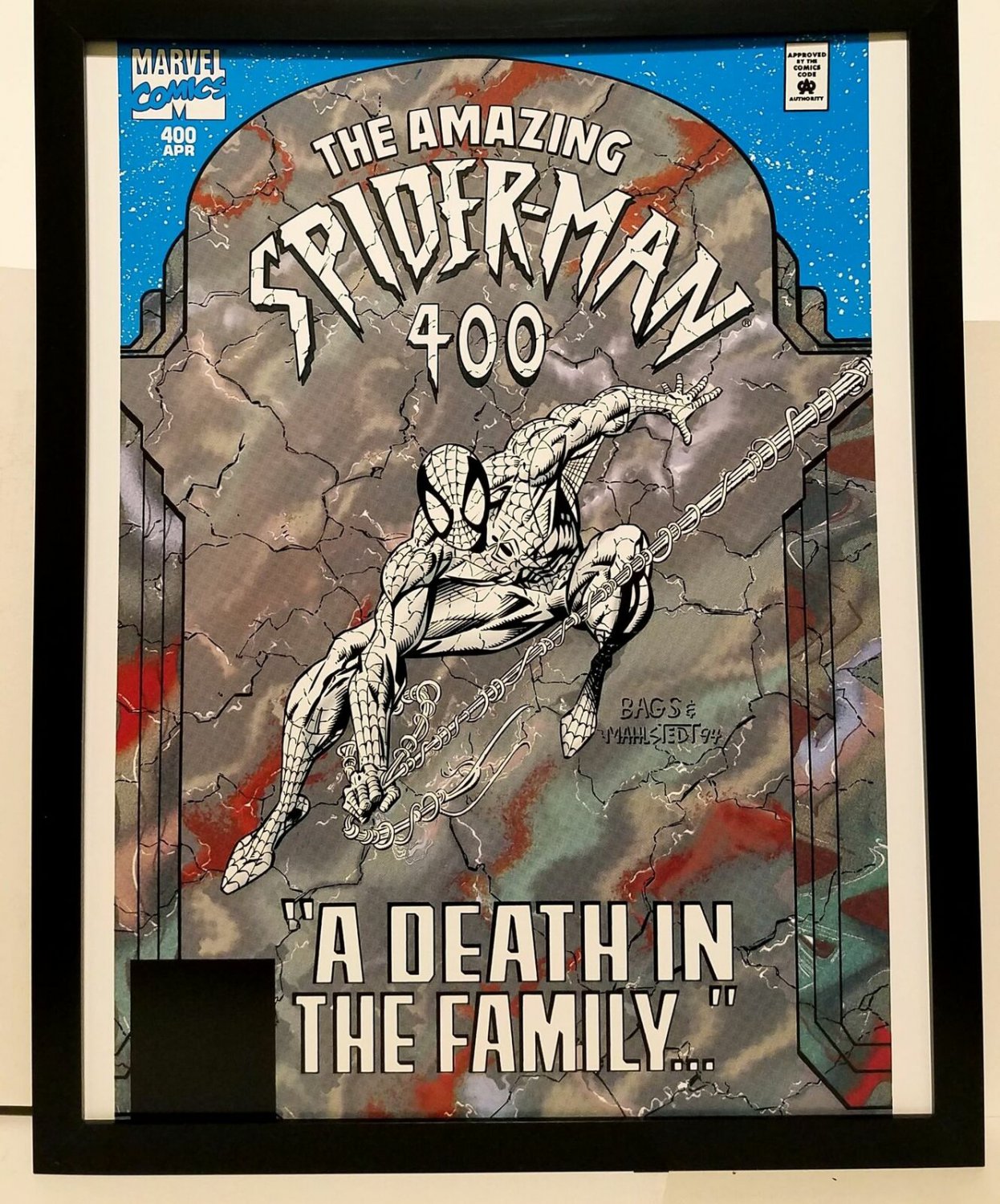Amazing Spider-Man #400 by Mark Bagley 11x14 FRAMED Marvel Comics Art Print Post
