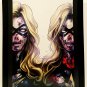 Zombie Ms Captain Marvel by Aaron Lopresti 9x12 FRAMED Art Print Comics Poster