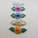 Floral Beaded Hairclips