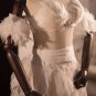 White angel feather suit short skirt performance costume photography costume