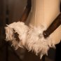 White angel feather suit short skirt performance costume photography costume