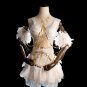 White angel feather suit short skirt performance costume photography costume
