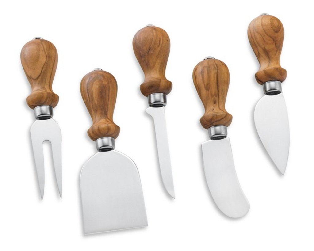 Williams Sonoma Italian Cheese Knives Wood Handles 5 Pc Set Antonini